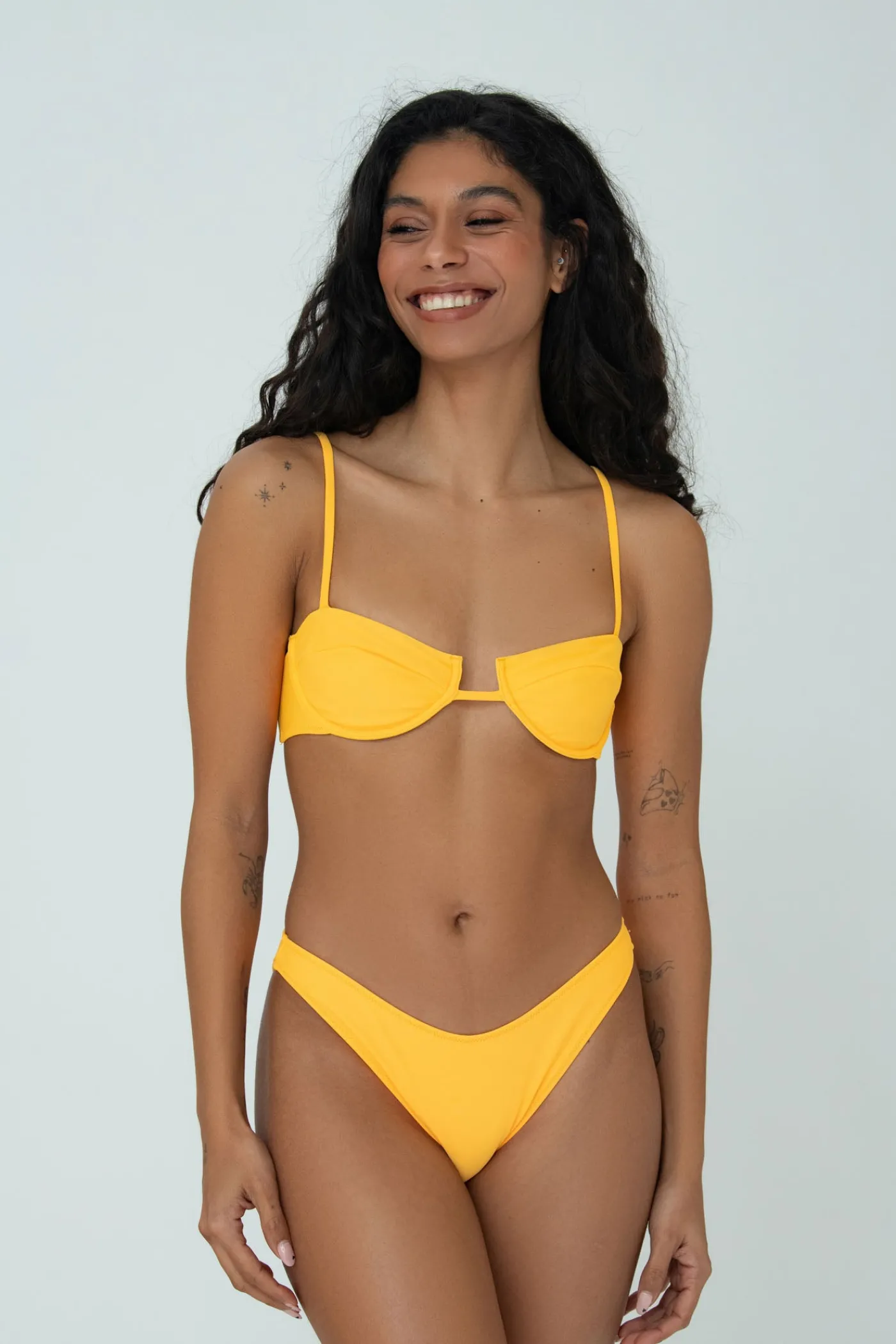 LOLA TOP (YELLOW)>Bright Swimwear Hot