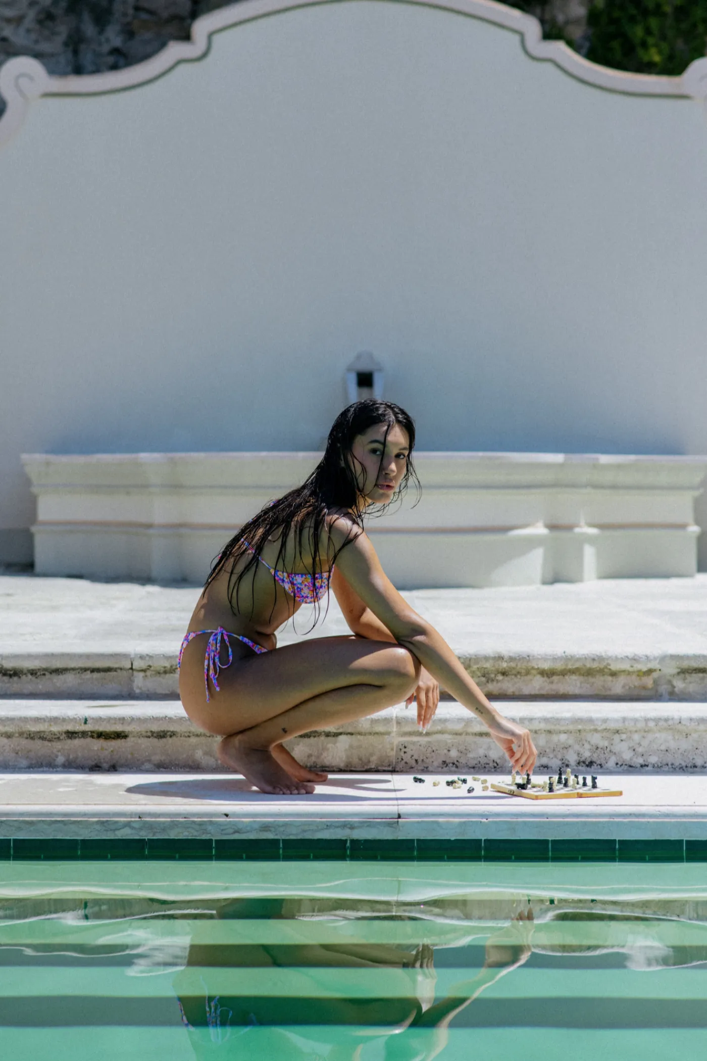 MARIA TOP (NIGHT FLORAL)>Bright Swimwear Shop