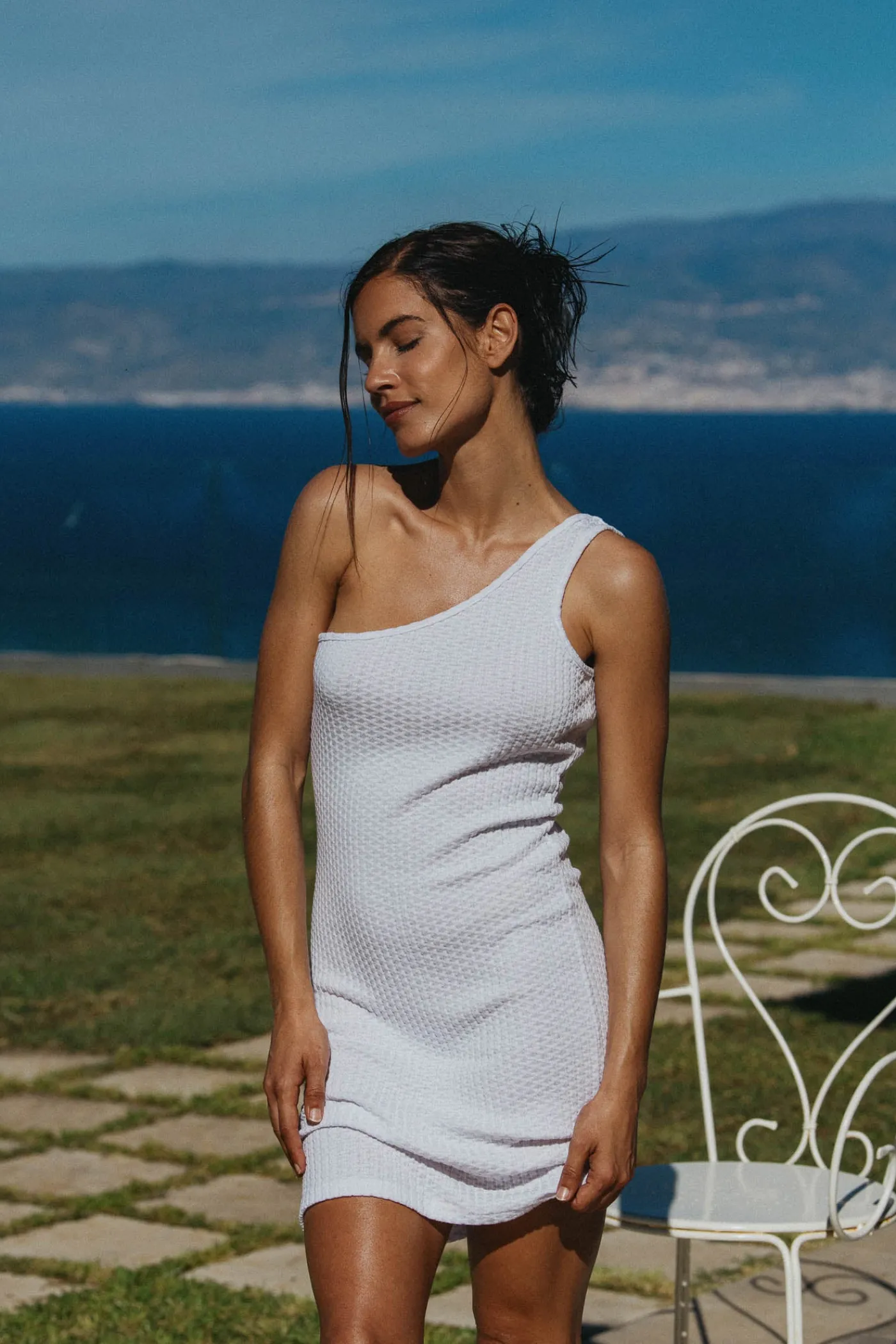 NAOMI DRESS (WHITE)>Bright Swimwear Flash Sale
