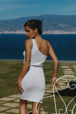 NAOMI DRESS (WHITE)>Bright Swimwear Flash Sale
